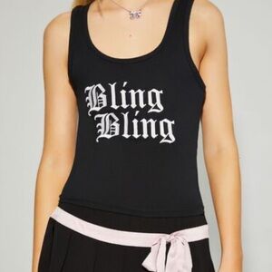 Mean Girls Bling Bling Crop Top SIZE SMALL